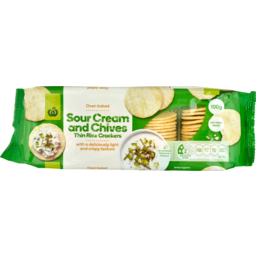 Photo of WW Cracker Thin Rice Sour Cream 100g