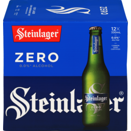 Photo of Steinlager Zero Beer Lager 0% 12 x 330ml Bottles