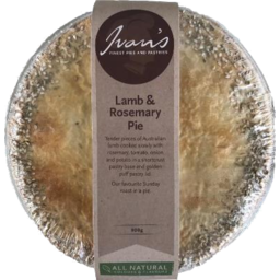 Photo of Ivan's Finest Lamb & Rosemary Pie 900g