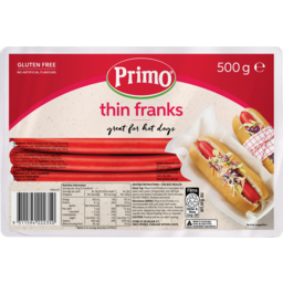 Photo of Primo Thin Franks 500gm
