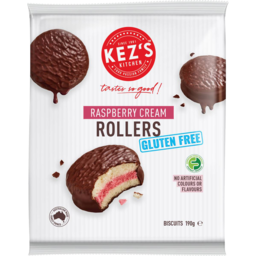 Photo of Kez’S Kitchen Gluten Free Rollers Raspberry Cream 190g