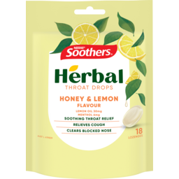 Photo of Nestle Soothers Herbal Honey & Lemon Throat Drops 18 Loz