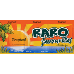 Photo of Raro Sachets Drink Mix Tropical 3 Pack