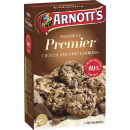 Photo of Arnott's Cookies Premier Chocolate Chip (310g)