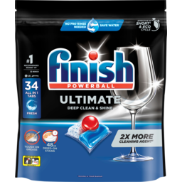 Photo of Finish Powerball Ultimate Regular Dishwasher Tablets 34 Pack