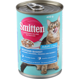 Photo of Smitten Adult Cat Food Seafood Basket