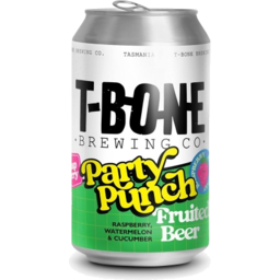 Photo of T-Bone Party Punch Fruited Beer Can 4pk