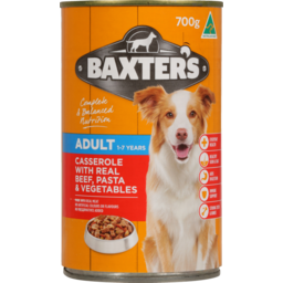 Photo of Baxters Dog Food Canned Adult 1-7 Years, Beef Pasta & Vegetable 700g