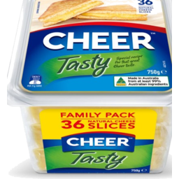 Photo of Cheer Cheese Tasty Slices 750gm