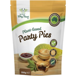 Photo of The Why Meat Co Plant Based Party Pies 250g