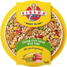Photo of Sirena Ready to Eat Tuna Italian Style Salad 170g