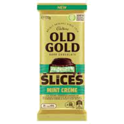 Photo of Cadbury Old Gold Dark Chocolate Slices Mint Creme