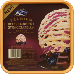 Photo of Much Moore Ice Cream Awesome Boysenberry Stracciatella