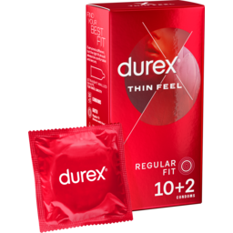 Photo of Durex Thin Feel Latex Condoms Regular Fit, Pack Of 10+2 