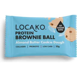 Photo of LOCAKO Almond Butter Cookie Dough Brownie Ball