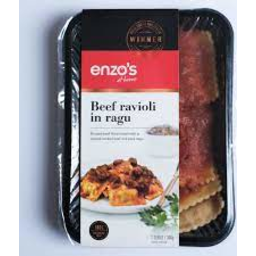Photo of Enzo's Single Serve Meal Beef Ravioli Ragu