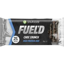 Photo of Youfoodz Fuel'd Choc Crunch High Protein Bar 70g