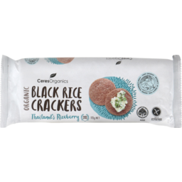 Photo of Ceres Organics Organic Black Rice Crackers Thailand's Riceberry 115g