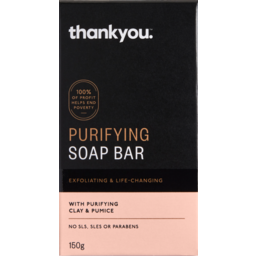 Photo of Thankyou. Clay Soap Bar With Pumice 150g