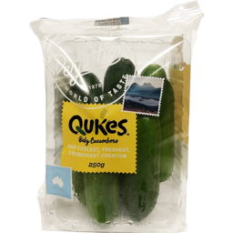 Photo of Qukes Snacking Baby Cucumbers 250g