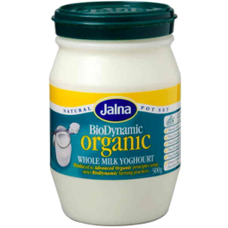 Photo of Jalna Pot Set Bio Dynamic Whole Milk Yoghurt 500g