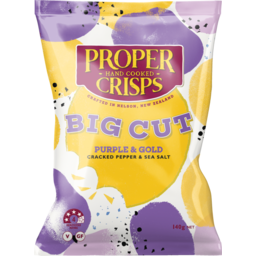 Photo of Proper Crisps Big Cut Cracked Pepper & Sea Salt