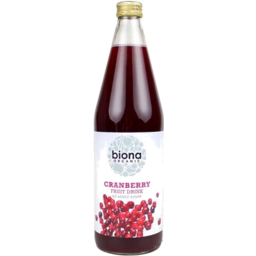 Photo of Biona Pure Cranberry Juice 750ml
