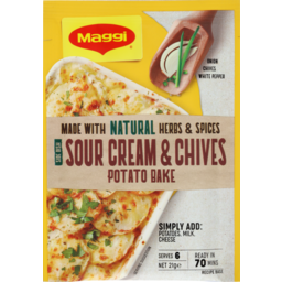 Photo of Maggi Recipe Base Sour Cream And Chives Potato Bake