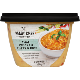 Photo of Ready Chef Heat 'N' Eat Thai Chicken Curry & Rice 350g