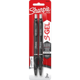 Photo of Sharpie S-Gel Black Pen 2pk