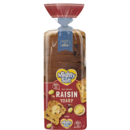 Photo of Mighty Soft Raisin Toast Sliced Loaf 600gm