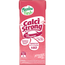 Photo of Meadow Fresh Milk UHT Calci Strong Strawberry 250ml