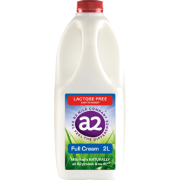 Photo of A2 Milk Full Cream Lactose Free 2l
