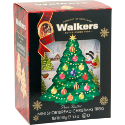 Photo of Walkers 3d Mini Shortbread Christmas Trees