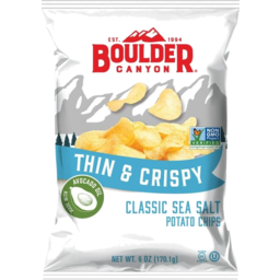 Photo of Boulder Canyon Avocado Oil Sea Salt Thin & Crispy Potato Chips