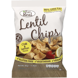 Photo of EAT REAL LENTIL CHIPS CHILLI & LEMON