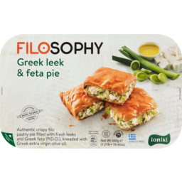 Photo of Filosophy Greek Authentic Leek & Feta Pie