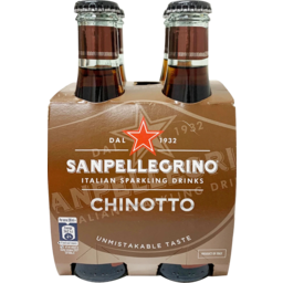 Photo of San Pellegrino Chinotto Bottle 4pk 200ml