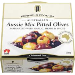 Photo of Olives AUSSIE Mixed Pitted 190g tub