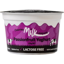 Photo of Fleurieu Milk Company Lactose Free Passionfruit Yoghurt