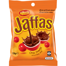 Photo of Allen's Jaffas Milk Choc Bag