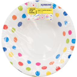 Photo of Whiz Pop Bang Party Paper Bowls 10 Pack