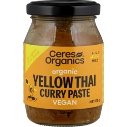 Photo of Ceres Organics Curry Paste Yellow Thai 175g