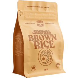 Photo of Nice Rice Australian Medium Grain Brown Rice 1kg