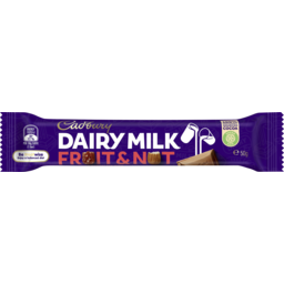 Photo of Cadbury Dairy Milk Fruit & Nut Milk Chocolate Bar 50g 50g