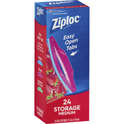 Photo of Ziploc Med Storage Bag 24's