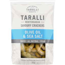 Photo of Taralli Olive Oil & Sea Salt Savoury Crackers 250g