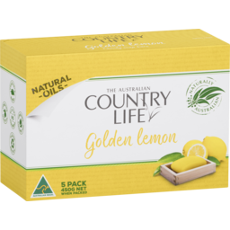 Photo of Country Life Golden Lemon Soap 5pk
