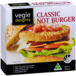 Photo of Vegie Delights Classic Not Burger 340gm