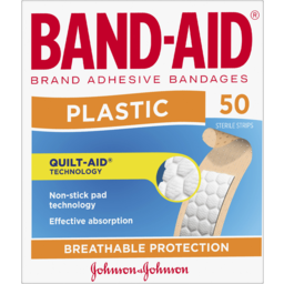 Photo of Band Aid Plastic Breathable Strips 50 Pack